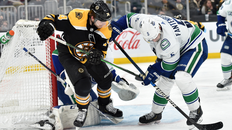 Bruins winger Jake DeBrusk