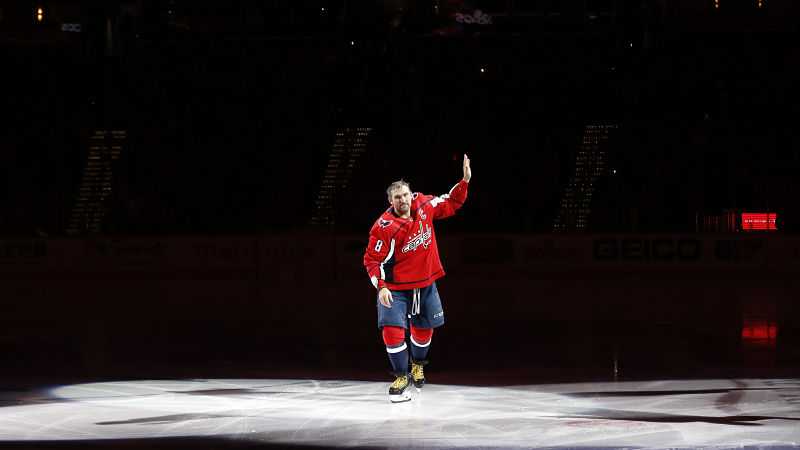 Washington Capitals left wing Alex Ovechkin