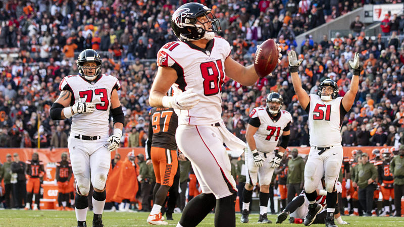 Atlanta Falcons tight end Austin Hooper