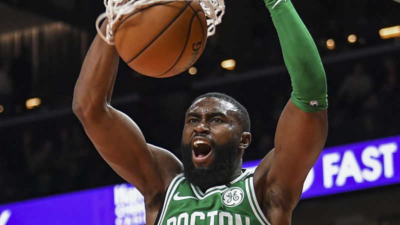 Boston Celtics guard Jaylen Brown