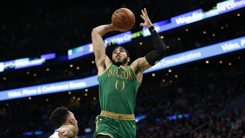 Boston Celtics forward Jayson Tatum