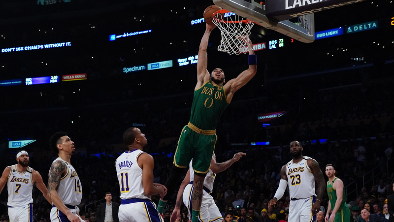 Boston Celtics forward Jayson Tatum
