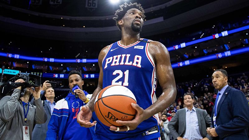 Philadelphia 76ers center Joel Embiid