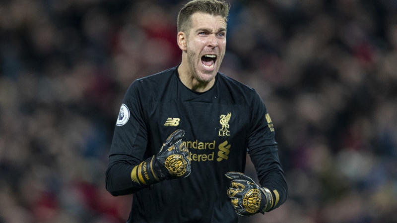 Liverpool goalkeeper Adrian