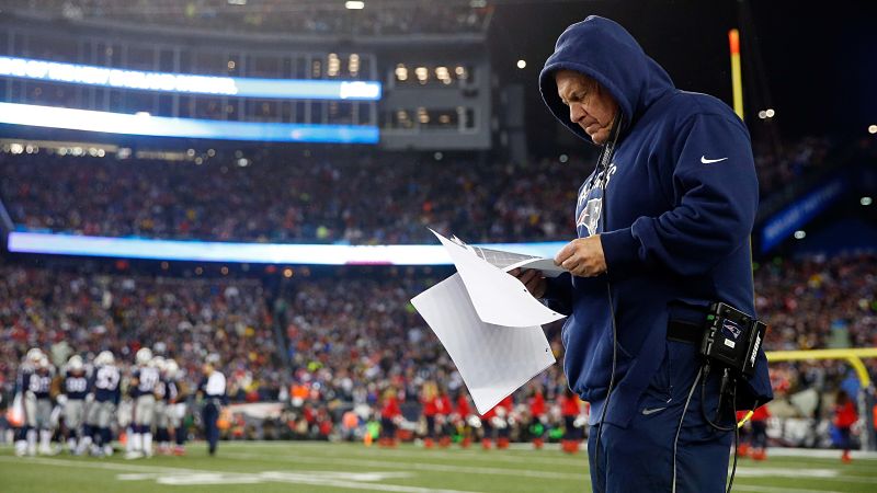 New England Patriots head coach Bill Belichick