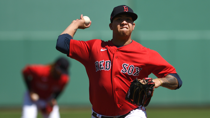 Boston Red Sox pitcher Bryan Mata
