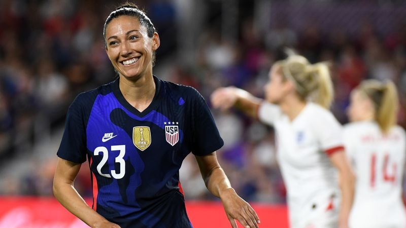 USWNT forward Christen Press
