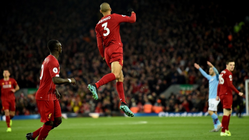 Liverpool midfielder Fabinho