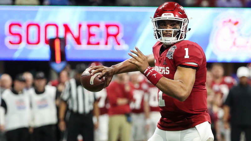 Oklahoma quarterback Jalen Hurts
