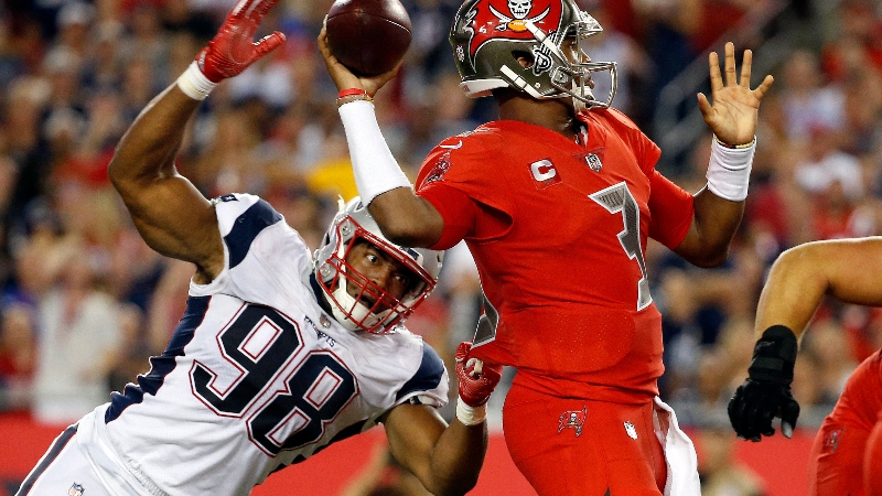 NFL quarterback Jameis Winston (3)