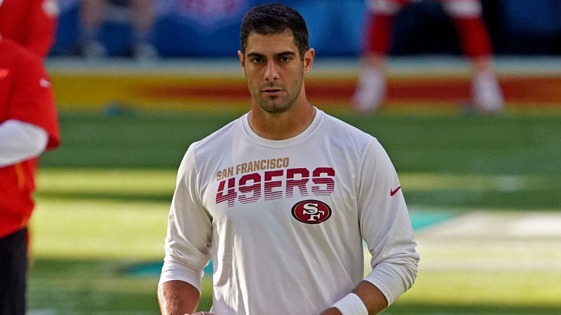 San Francisco 49ers quarterback Jimmy Garoppolo