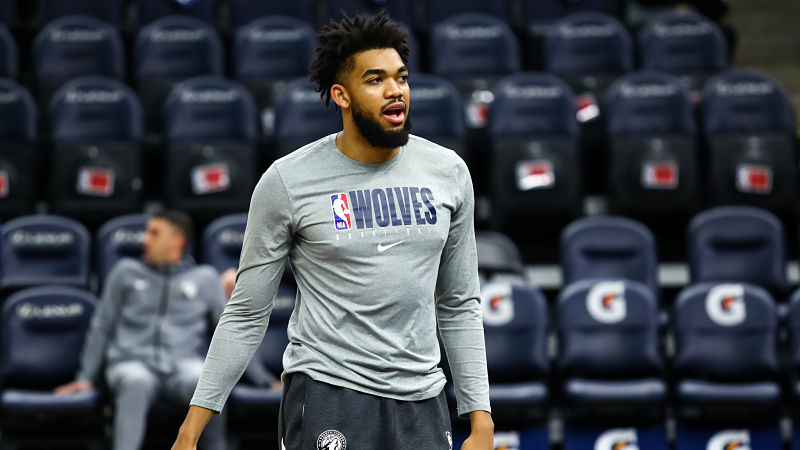 Minnesota Timberwolves center Karl-Anthony Towns