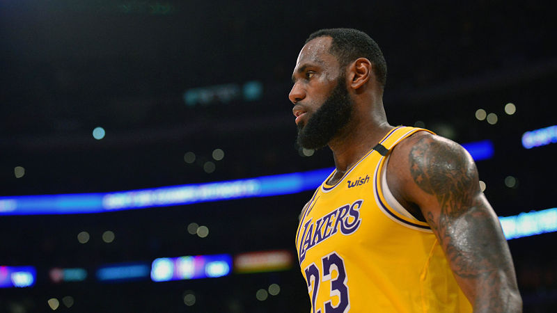 Los Angeles Lakers forward LeBron James