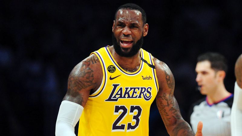 Los Angeles Lakers' LeBron James