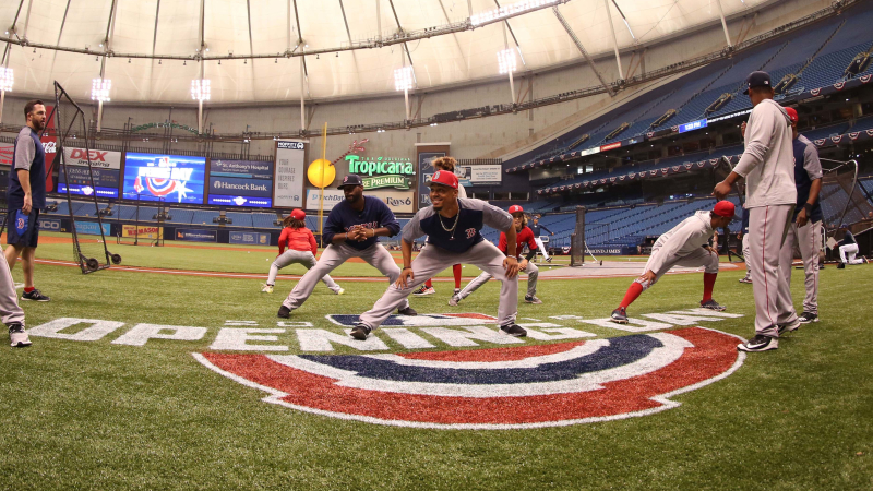 Boston Red Sox outfielder Mookie Betts