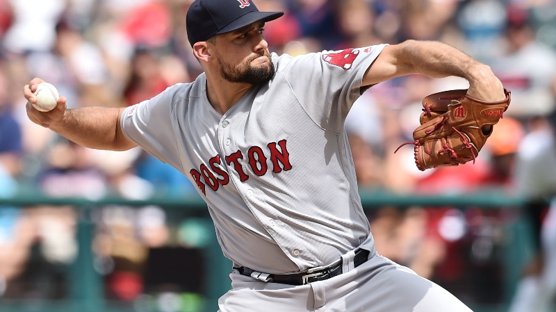 Boston Red Sox pitcher Nathan Eovaldi