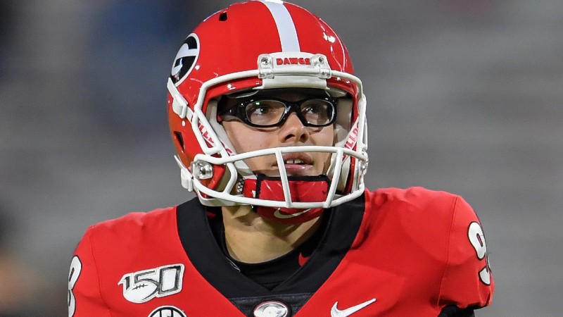 Georgia Bulldogs place kicker Rodrigo Blankenship