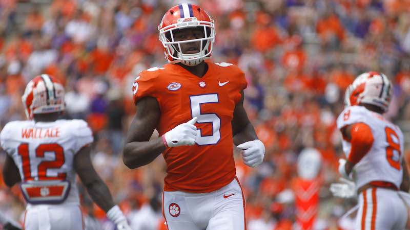 Clemson wide receiver Tee Higgins