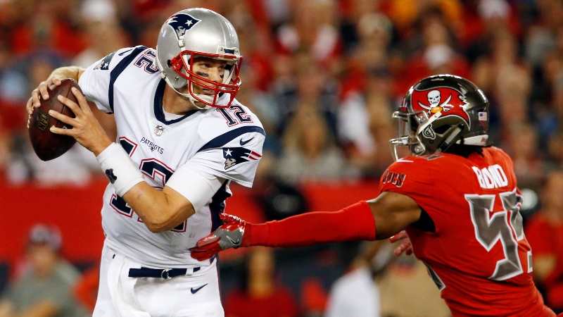Tampa Bay Buccaneers quarterback Tom Brady