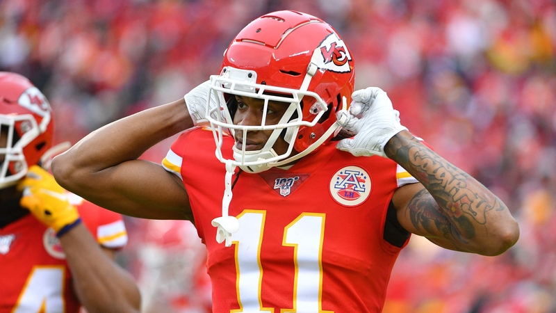 Kansas City Chiefs receiver Demarcus Robinson