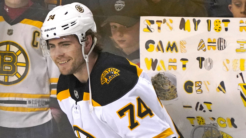 Boston Bruins' Jake DeBrusk