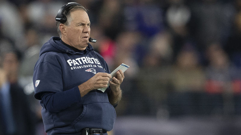 New England Patriots head coach Bill Belichick