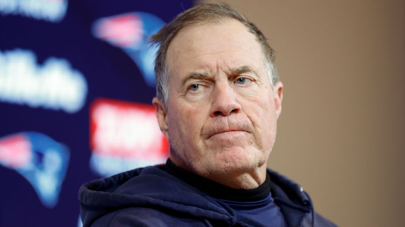 Patriots head coach Bill Belichick