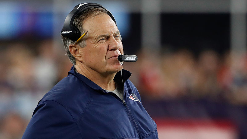 New England Patriots head coach Bill Belichick