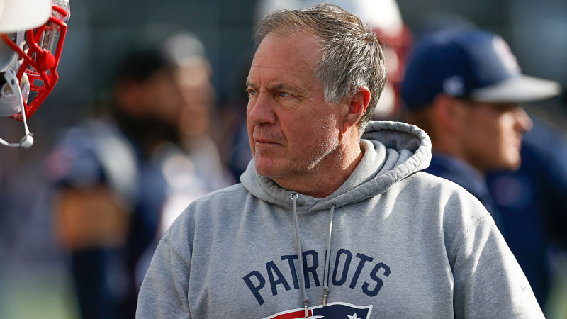New England Patriots head coach Bill Belichick