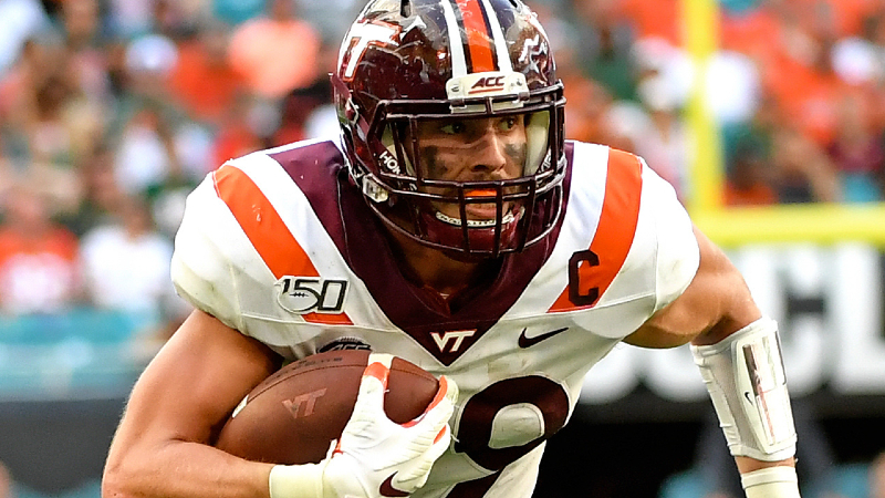 Virginia Tech Hokies tight end Dalton Keene