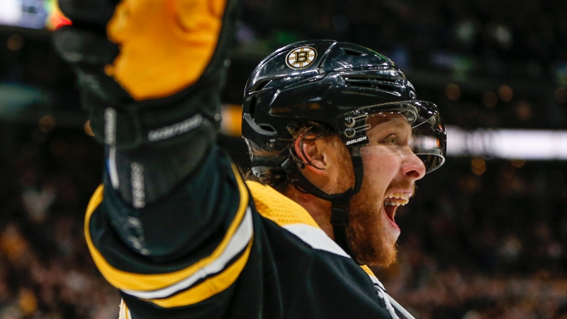 Boston Bruins forward David Pastrnak