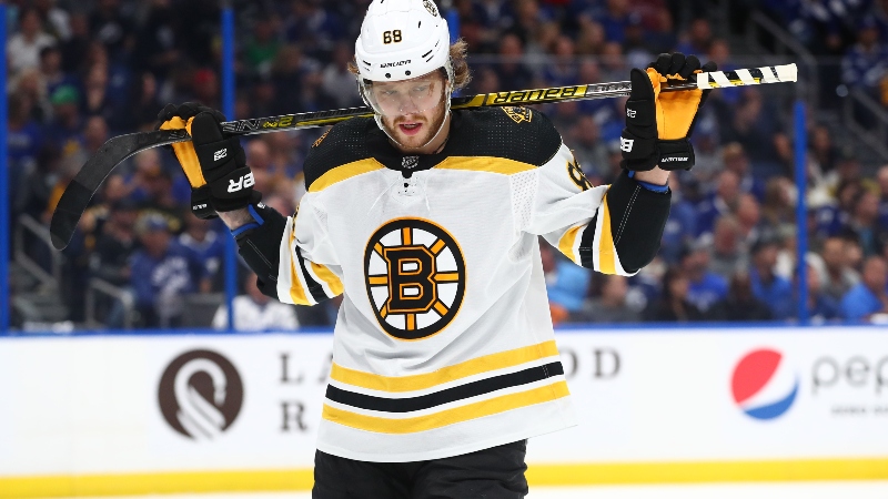 Boston Bruins right wing David Pastrnak