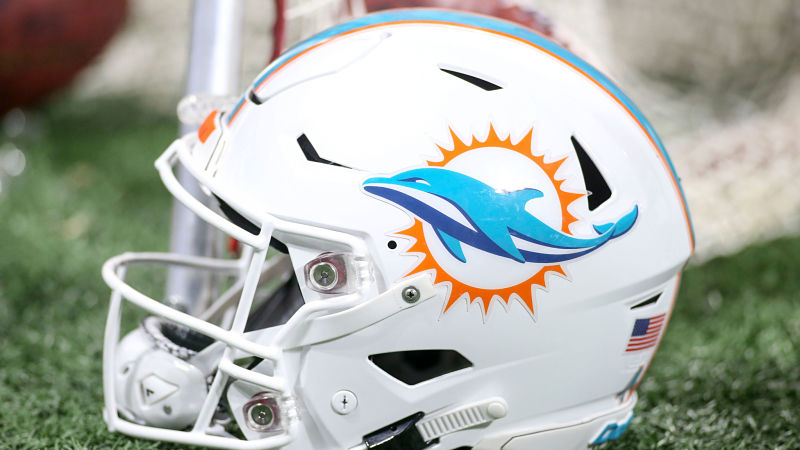 Miami Dolphins helmet
