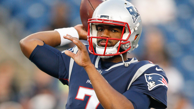 New England Patriots quarterback Jacoby Brissett