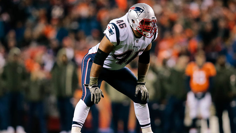 New England Patriots fullback James Develin