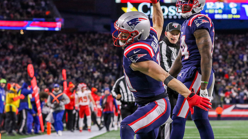 Patriots wide receiver Julian Edelman