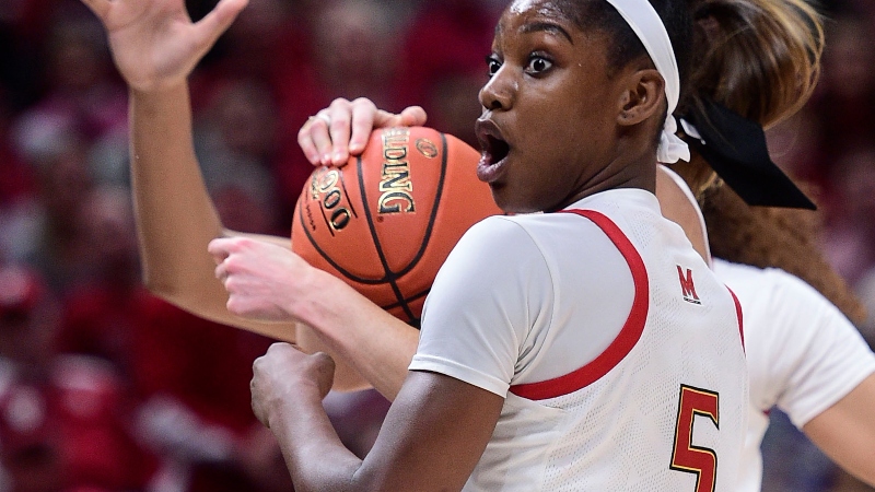 Maryland Terrapins guard Kaila Charles