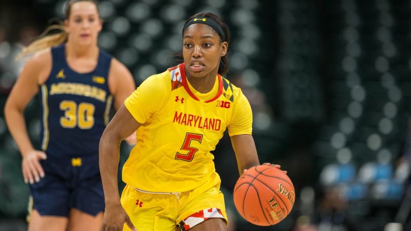 Maryland Terrapins guard Kaila Charles