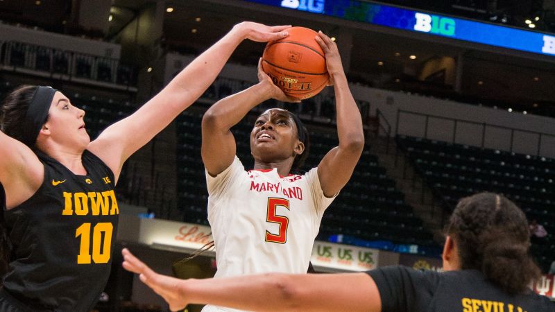 Maryland Terrapins guard Kaila Charles