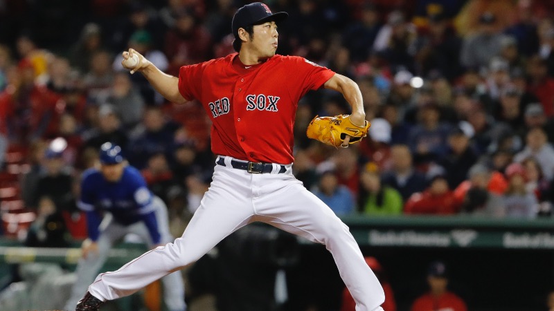 Former Red Sox pitcher Koji Uehara