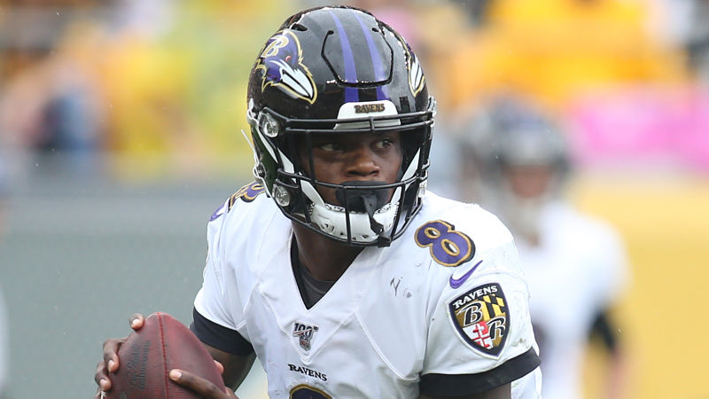 Baltimore Ravens quarterback Lamar Jackson