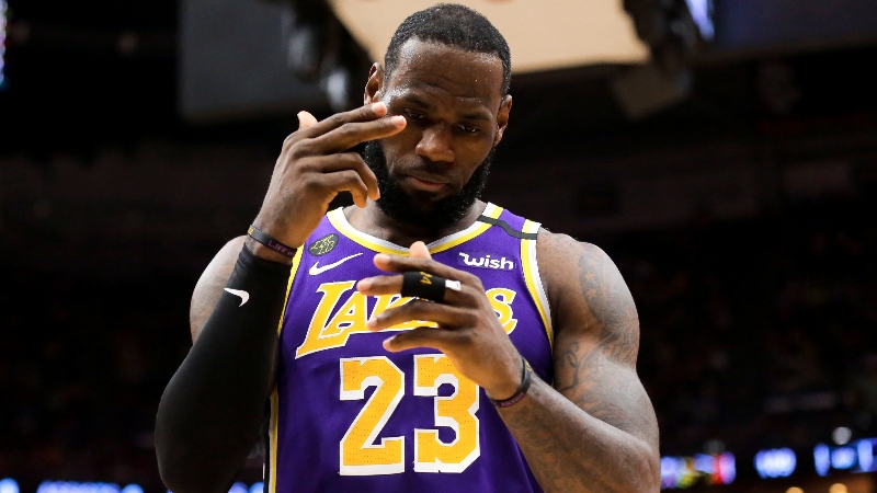Los Angeles Lakers forward LeBron James