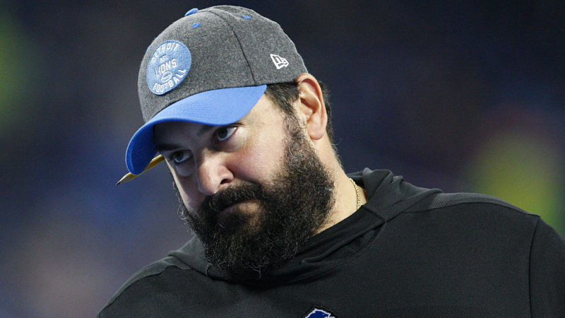 Detroit Lions head coach Matt Patricia