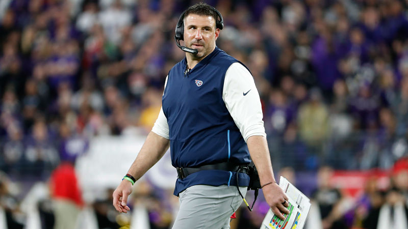 Tennessee Titans head coach Mike Vrabel