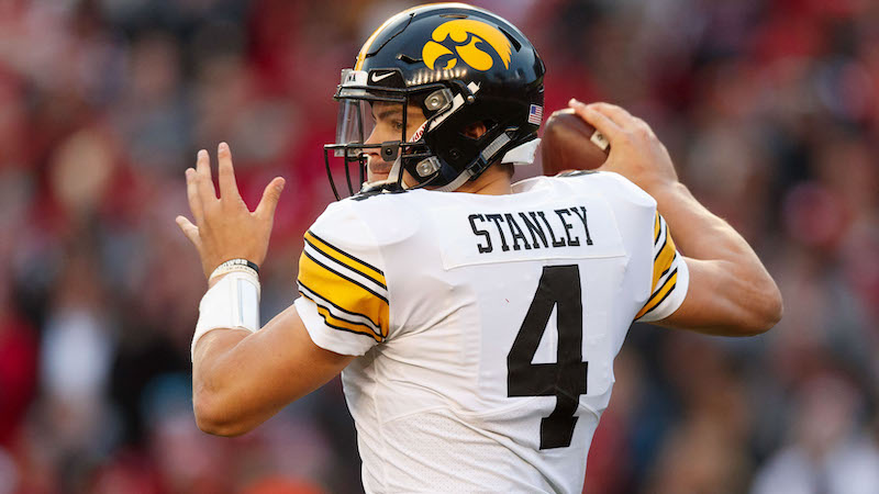 Iowa quarterback Nate Stanley