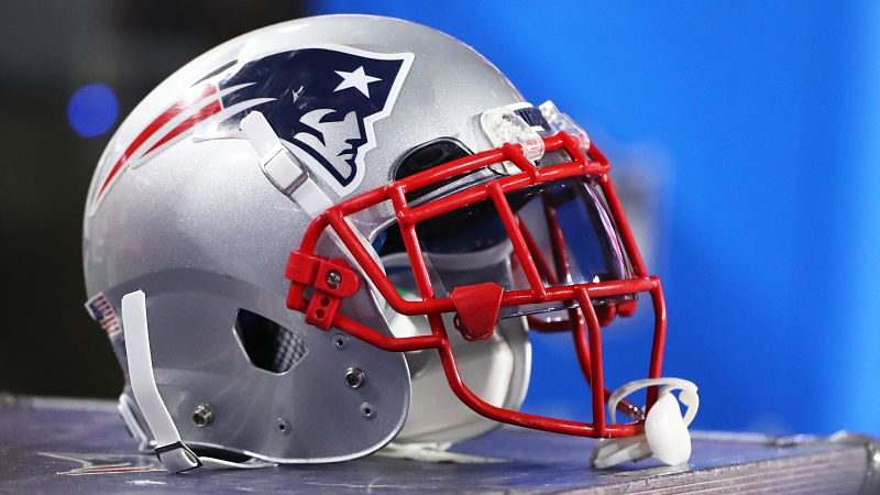 New England Patriots helmet