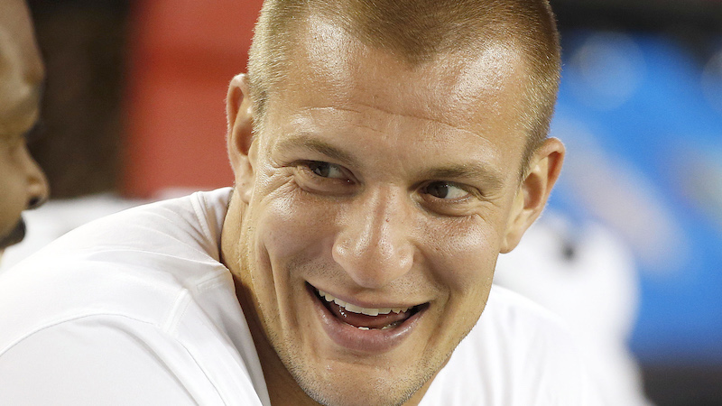 Patriots tight end Rob Gronkowski