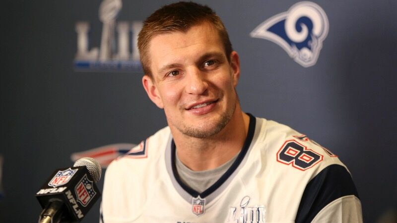 Former New England Patriots tight end Rob Gronkowski