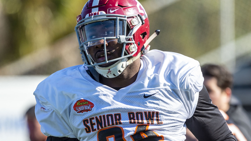 Alabama defensive end Terrell Lewis