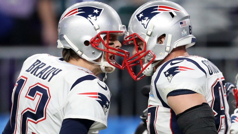 Tampa Bay Buccaneers' Tom Brady Rob Gronkowski